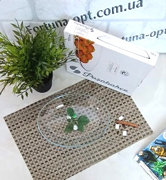 Блюдо стеклянное"Инвитейшн" овальное 25*19 см 10358 ✅ базовая цена 87.30 грн. ✔ Опт ✔ Скидки ✔ Заходите! - Интернет-магазин ✅ Фортуна-опт ✅