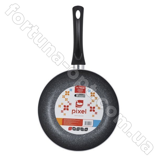 Сковорода Pixel PX - 1100P-24 - 24 см ✅ базовая цена 158.05 грн. ✔ Опт ✔ Скидки ✔ Заходите! - Интернет-магазин ✅ Фортуна-опт ✅
