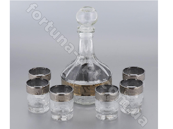 Графин + стопки Мускат GE 05-500/837 7 пр ➜ Оптом и в розницу ✅ актуальная цена -Интернет магазин ✅  Фортуна ✅