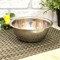 Миска из нержавеющей стали A-Plus - 0876 (24 см) ✅ базовая цена $1.40 ✔ Опт ✔ Акции ✔ Заходите! - Интернет-магазин Fortuna-opt.com.ua. 