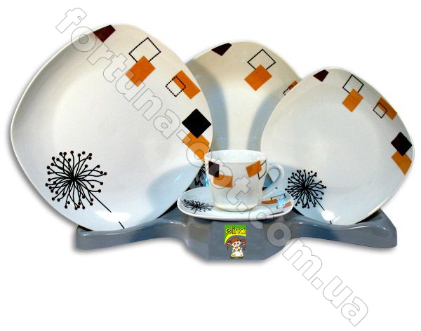 Столовый набор 30 предметов Elina EL - 1140C  ➜ Оптом и в розницу ✅ актуальная цена - Интернет магазин ✅ Фортуна ✅