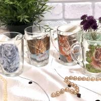 Чашка стеклянная 300 мл Тигр  8138-1334 ✅ базовая цена 32.68 грн. ✔ Опт ✔ Акции ✔ Заходите! - Интернет-магазин Fortuna-opt.com.ua.