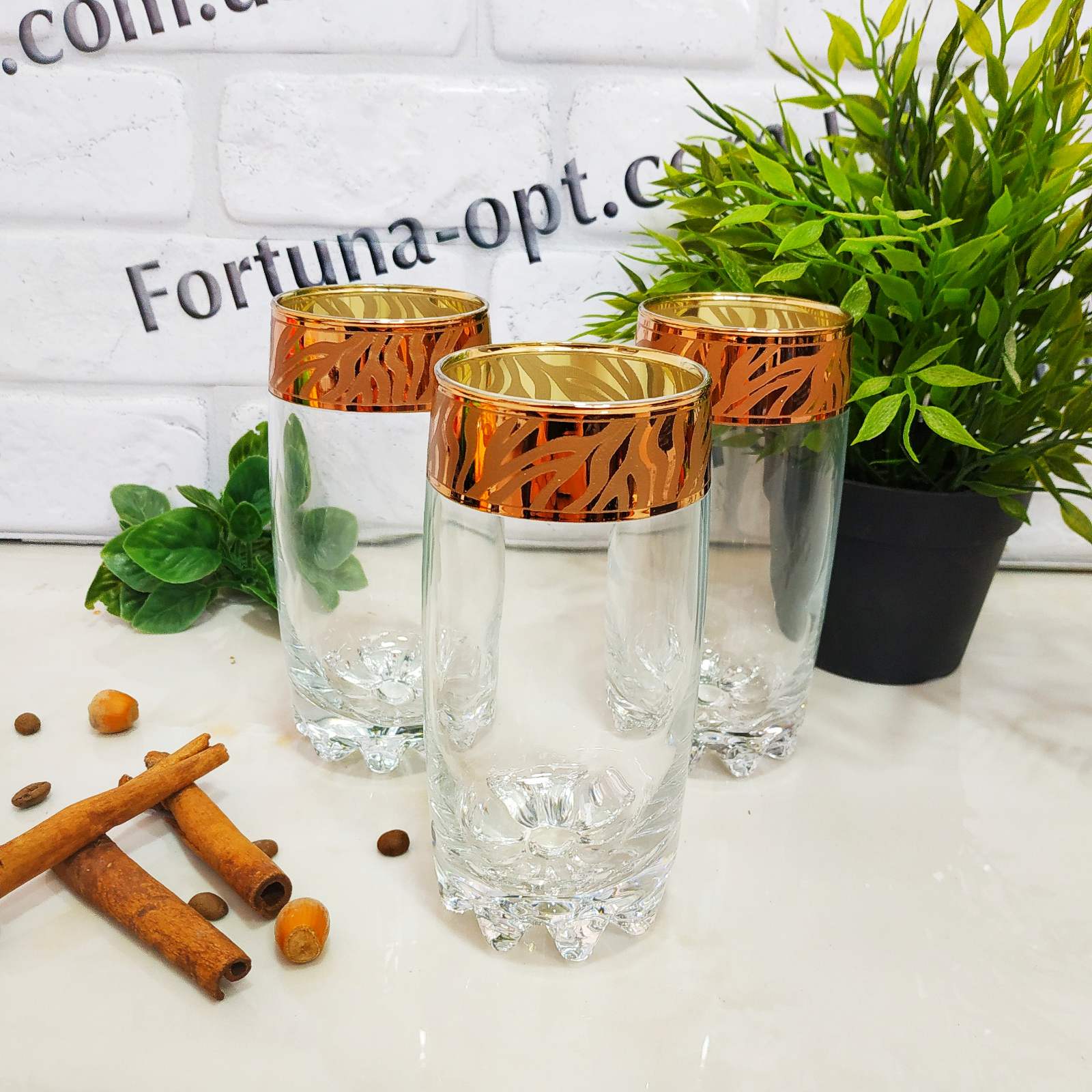 Стаканы зол. 390 мл 6шт/наб Сафари (рубин) 318-812 ✅ базовая цена 343.04 грн. ✔ Опт ✔ Скидки ✔ Заходите! - Интернет-магазин ✅ Фортуна-опт ✅