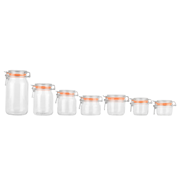 Банка для сыпучих продуктов с зажимом Ecomo Бугель 750 мл 22505 ✅ базовая цена 78.14 грн. ✔ Опт ✔ Скидки ✔ Заходите! - Интернет-магазин ✅ Фортуна-опт ✅