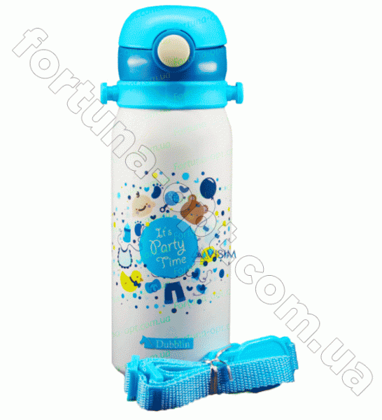 Термос детский-поилка с трубочкой A-Plus - 1624 - 450 мл ➜ фото ➜р озн цена $4.83 -Интернет-магазин ✅ Fortuna-opt.com.ua. ✅