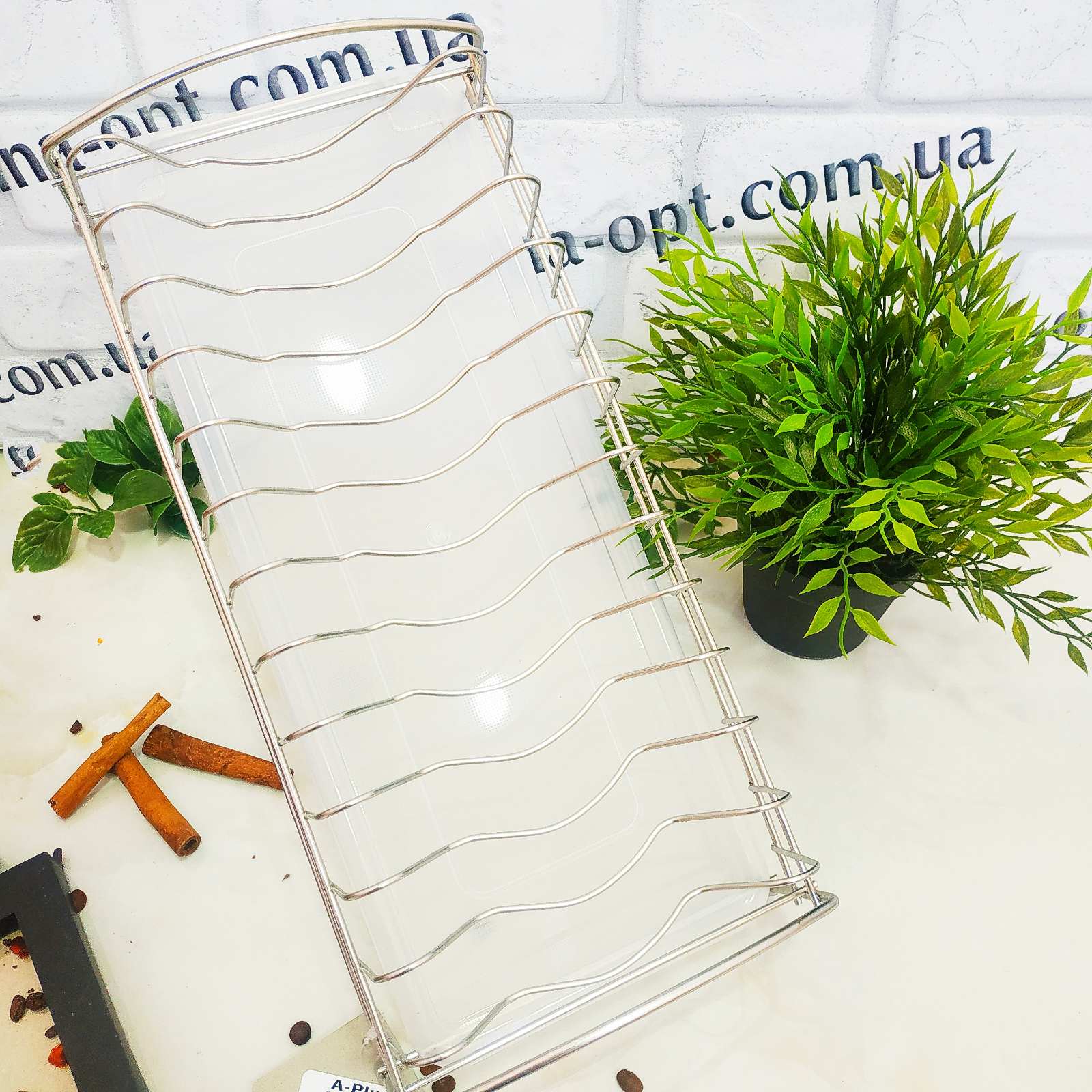 Сушилка для посуды 1-яр нержавеющая A-Plus - 0190 ✅ базовая цена$6.56 ✔ Опт ✔ Скидки ✔ Заходите! - Интернет-магазин ✅ Фортуна-опт ✅