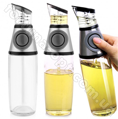 Бутылка для масла стеклянная с мерной чашей 250 мл Frico FRU - 0123 ✅ базовая цена $4.12 ✔ Опт ✔ Скидки ✔ Заходите! - Интернет-магазин ✅ Фортуна-опт ✅