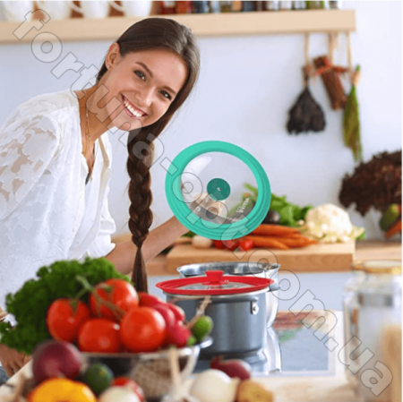 Многофункциональная крышка Triplex из термостойкого закаленного стекла Frico FRU - 1010C - 24/26/28 см ✅ базовая цена $6.51 ✔ Опт ✔ Скидки ✔ Заходите! - Интернет-магазин ✅ Фортуна-опт ✅