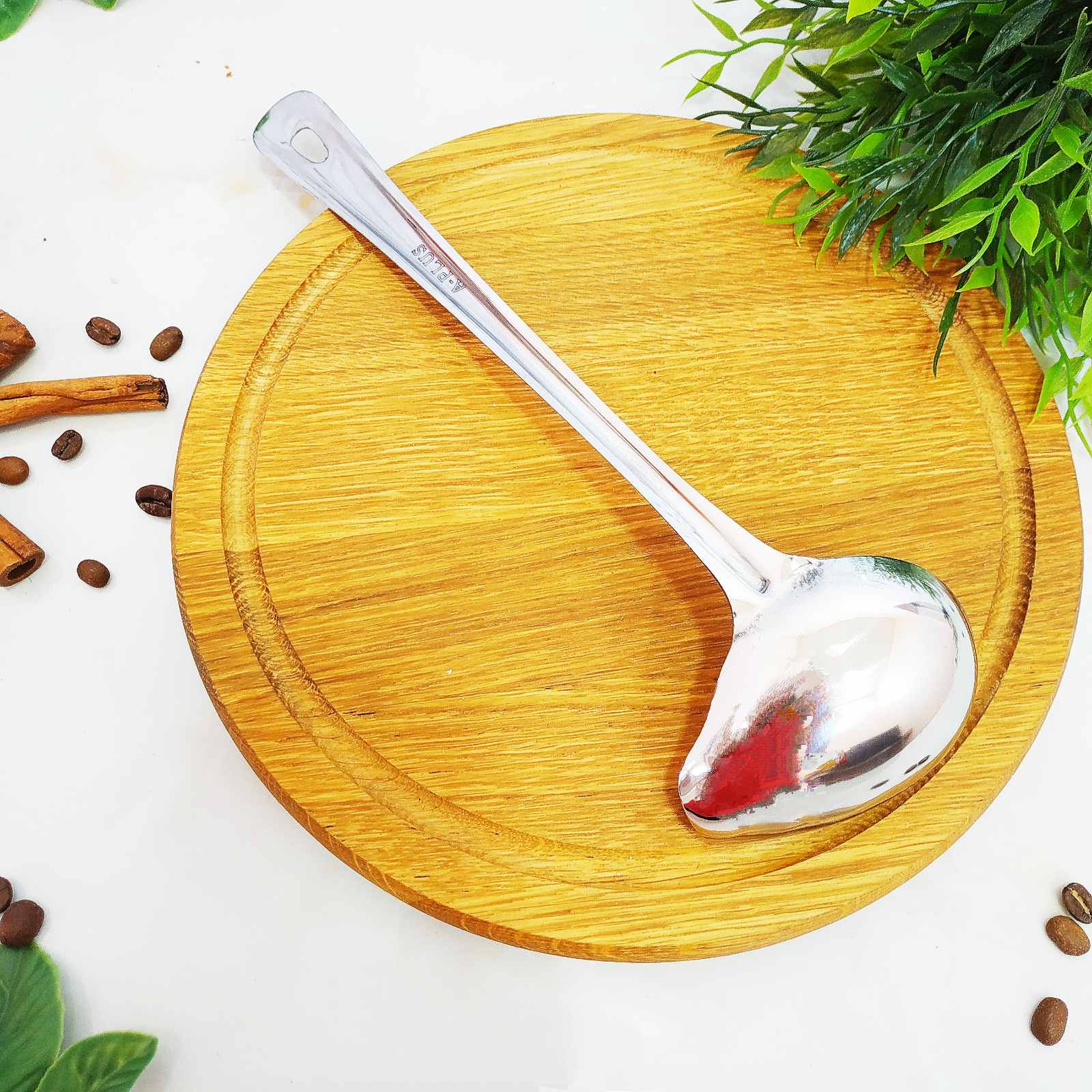 Половник кухонный с носиком из нержавеющей стали A-Plus - 0224  ✅ базовая цена $0.94 ✔ Опт ✔ Скидки ✔ Заходите! - Интернет-магазин ✅ Фортуна-опт ✅