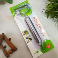 Овощечистка металл 1 лезвие 18 см 1604 ➜ Оптом и в розницу ✅ актуальная цена - Интернет магазин ✅ Фортуна ✅