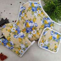 Набор кухонный фартук, рукавица 0303 ✅ базовая цена $2.20 ✔ Опт ✔ Акции ✔ Заходите! - Интернет-магазин Fortuna-opt.com.ua.