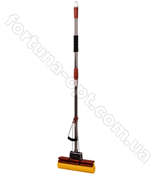 Швабра с двойным отжимом с телескопической ручкой из нержавеющей стали и дополнительными держателями - 2029 ✅ базовая цена $5.09 ✔ Опт ✔ Скидки ✔ Заходите! - Интернет-магазин ✅ Фортуна-опт ✅