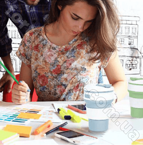 Стакан силиконовый складной Collapsible - 5332 - 350мл  ✅ базовая цена $2.81 ✔ Опт ✔ Скидки ✔ Заходите! - Интернет-магазин ✅ Фортуна-опт ✅