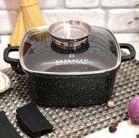 Казан квадратный с крышкой Edenberg EB - 8111 - 2.8 л/20 см ✅ базовая цена $16.69 ✔ Опт ✔ Акции ✔ Заходите! - Интернет-магазин Fortuna-opt.com.ua.