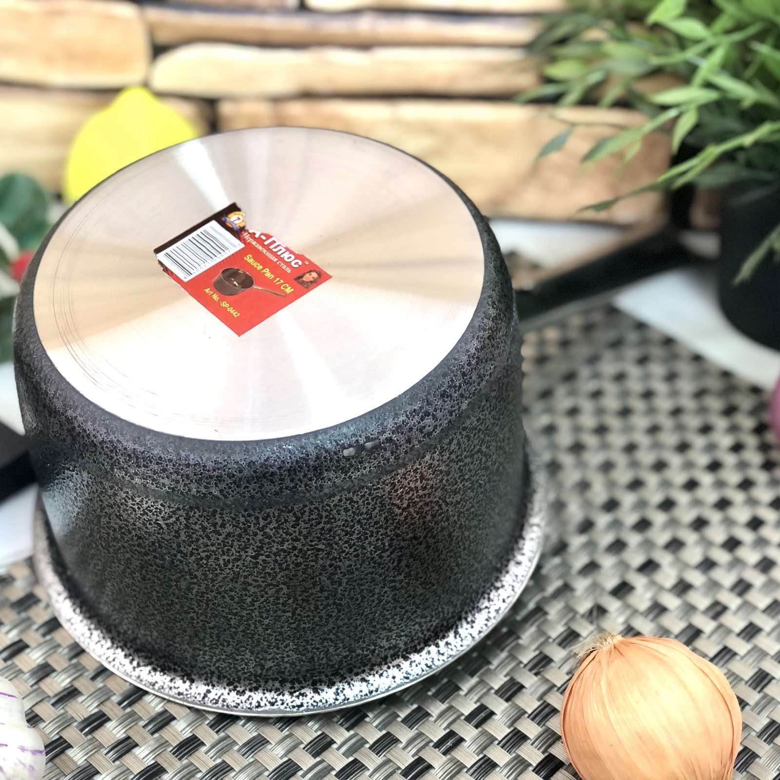 Ковш 0442 A-Plus 17 см - 1,3 л без крышки ✅ базовая цена $6.99 ✔ Опт ✔ Скидки ✔ Заходите! - Интернет-магазин ✅ Фортуна-опт ✅