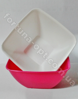 Салатница пластик квадратная 0,5 л - 0310 ✅ базовая цена 4.16 грн. ✔ Опт ✔ Акции ✔ Заходите! - Интернет-магазин Fortuna-opt.com.ua.