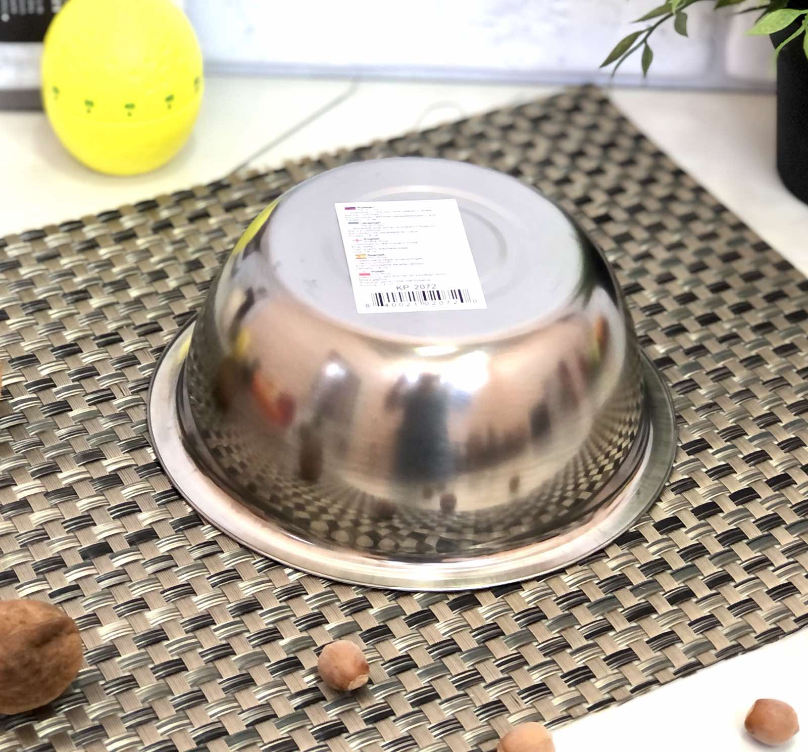 Миска из нержавеющей стали A-Plus - 0876 (24 см) ✅ базовая цена $1.40 ✔ Опт ✔ Скидки ✔ Заходите! - Интернет-магазин ✅ Фортуна-опт ✅