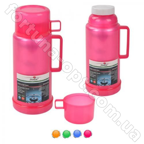 {Термос пластиковый со стеклянной колбой 1.0 л Stenson - 245 T ➜ базовая цена $5.19 ✅ - Интернет-магазин ✅ Фортуна ✅