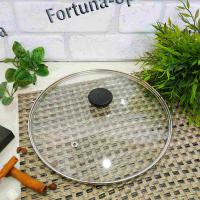 Стеклянная крышка на сковороду 30 см - 0030 ✅ базовая цена $2.74 ✔ Опт ✔ Акции ✔ Заходите! - Интернет-магазин Fortuna-opt.com.ua.