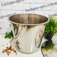 Ведро нержавеющее с крышкой A-Plus - 0389 (12 л) ✅ базовая цена $8.11 ✔ Опт ✔ Акции ✔ Заходите! - Интернет-магазин Fortuna-opt.com.ua.