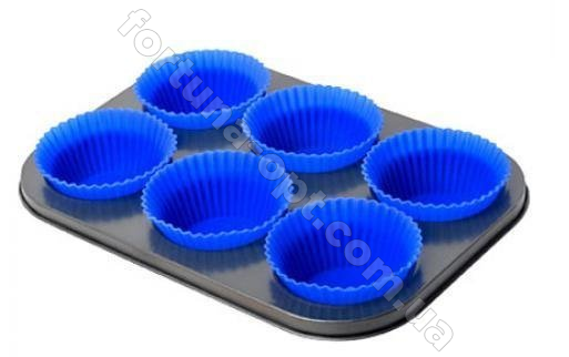 Формочки силиконовые для кексов A-Plus - 1943 - 12 шт ✅ базовая цена $1.99 ✔ Опт ✔ Скидки ✔ Заходите! - Интернет-магазин ✅ Фортуна-опт ✅