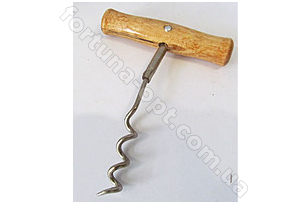 Штопор металлический с деревянной ручкой 312 ➜ Оптом и в розницу ✅ актуальная цена -Интернет магазин ✅ Фортуна ✅