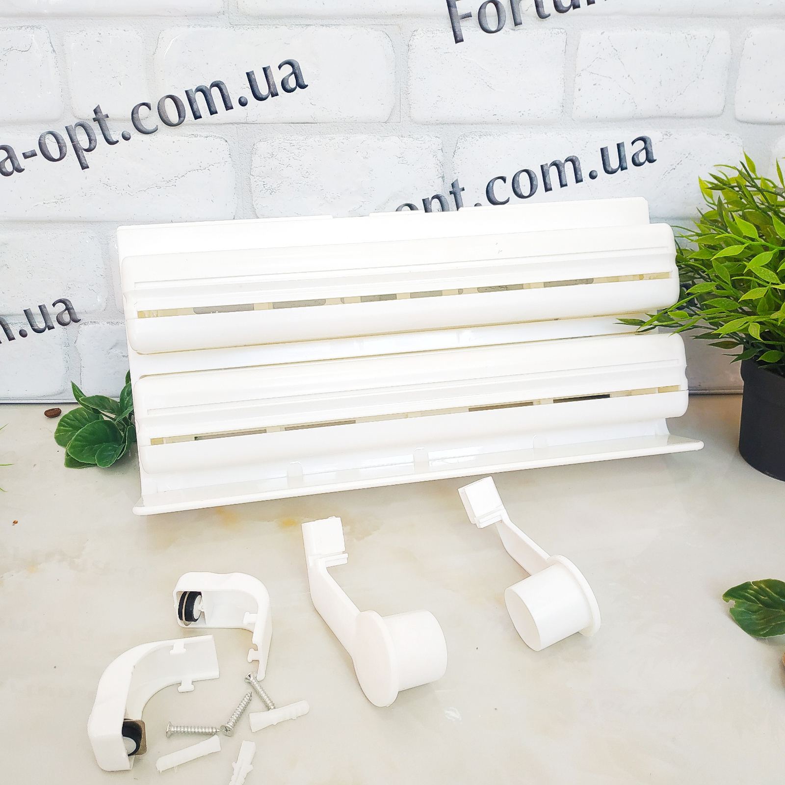 Кухонный органайзер диспенсер для полотенец Kitchen Roll Triple Paper Dispenser - 5821 ✅ базовая цена $8.66 ✔ Опт ✔ Скидки ✔ Заходите! - Интернет-магазин ✅ Фортуна-опт ✅