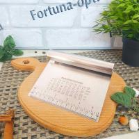 Шпатель кондитерский нержавеющий с размерной линейкой 15х12см 19729➜ Оптом и в розницу ✅ актуальная цена -Интернет магазин ✅ Фортуна ✅