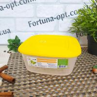 Контейнер квадратный Алеана 1,88 л 19 х 19 х 8,5 см 0493 ➜ Оптом и в розницу ✅ актуальная цена -Интернет магазин ✅ Фортуна ✅