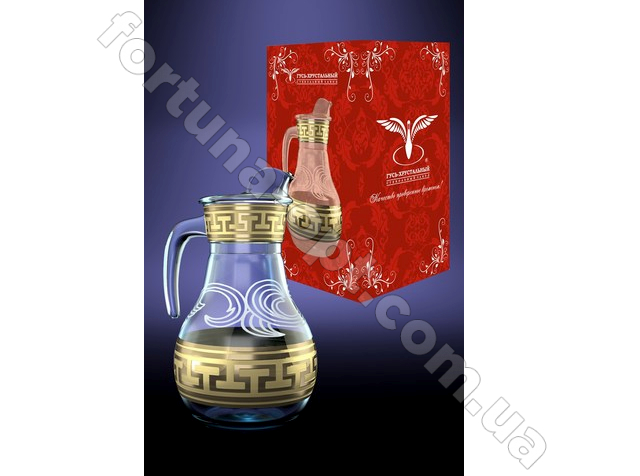 Кувшин для воды 1 л Греческий узор GE 01-3944  ➜ Оптом и в розницу ✅ актуальная цена -Интернет магазин ✅  Фортуна ✅