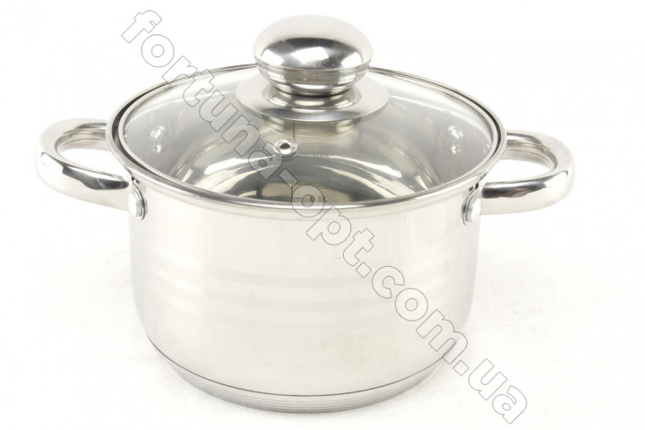 Кастрюля из нержавеющей стали A-Plus - 2165 - 2.1 л ✅ базовая цена $8.09 ✔ Опт ✔ Скидки ✔ Заходите! - Интернет-магазин ✅ Фортуна-опт ✅