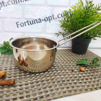 Ковш нержавеющий без крышки 1,9л А-Плюс - 0438 ✅ базовая цена $2.42 ✔ Опт ✔ Акции ✔ Заходите! - Интернет-магазин Fortuna-opt.com.ua.