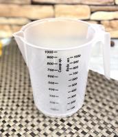 Мерная кружка 1л матовая с черным делением  0029 ➜ Оптом и в розницу ✅ актуальная цена -Интернет магазин ✅ Фортуна ✅