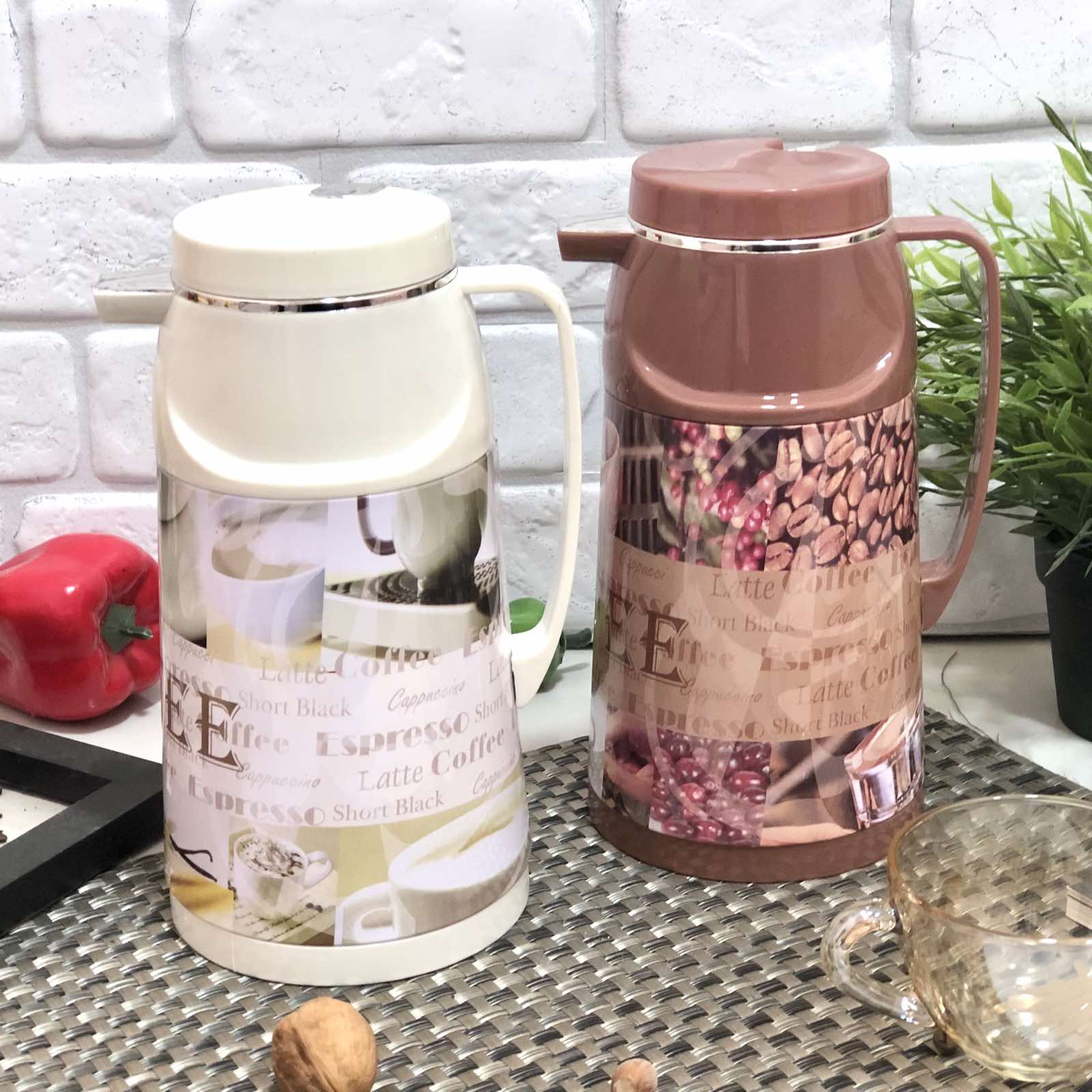 Термос со стеклянной колбой и носиком Stenson MT - 0757 - 1 л ➜ фото ➜ розн цена $5.56 - Интернет-магазин ✅ Fortuna-opt.com.ua. ✅ 