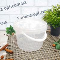 Ведро полипропиленовое 3 л 20х14см 0496 ➜ Оптом и в розницу ✅ актуальная цена -Интернет магазин ✅ Фортуна ✅