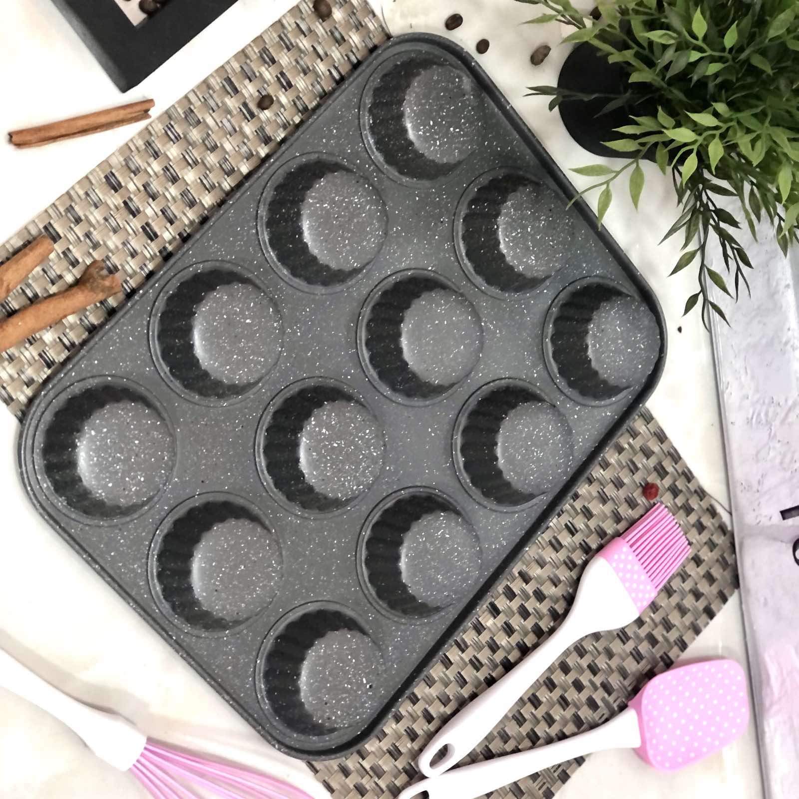 Форма для кексов мраморная A-Plus - 1145 ✅ базовая цена $3.98 ✔ Опт ✔ Скидки ✔ Заходите! - Интернет-магазин ✅ Фортуна-опт ✅