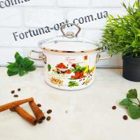 Кастрюля эмалированная 2,0 л 83110 Томато ➜ Оптом и в розницу ✅ актуальная цена -Интернет магазин ✅ Фортуна ✅