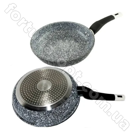 Сковорода с крышкой из мрамора Edenberg EB - 9168 - 28 см ✅ базовая цена $20.47 ✔ Опт ✔ Скидки ✔ Заходите! - Интернет-магазин ✅ Фортуна-опт ✅