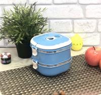 Термо ланч-бокс  двухсекционный 2*700 мл  Empire -1519  ➜ базовая цена $4.52 ✅ - Интернет-магазин ✅Фортуна✅