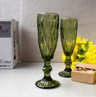 Бокал для шампанского Blue 150 гр 6 шт/наб A-Plus - 9021 ➜ Оптом и в розницу ✅ актуальная цена -Интернет магазин ✅ Фортуна ✅ 