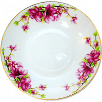Блюдце фарфор 15 см Сакура - 2057 ➜ Оптом и в розницу ✅ актуальная цена - Интернет магазин ✅ Фортуна ✅