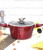 Кастрюля Edenberg Burgundy Metallic Line EB - 7410 - 4,4 л ✅ базовая цена $23.85 ✔ Опт ✔ Акции ✔ Заходите! - Интернет-магазин Fortuna-opt.com.ua.