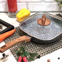 Сковорода с крышкой и гранитным покрытием Edenberg EB 24 см- 3343  ✅ базовая цена $16.32 ✔ Опт ✔ Акции ✔ Заходите! - Интернет-магазин Fortuna-opt.com.ua.