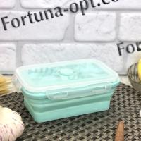 Ланч-бокс силиконовый складной A-Plus - 1912С ➜ базовая цена $2.83 ✅ - Интернет-магазин ✅Фортуна✅