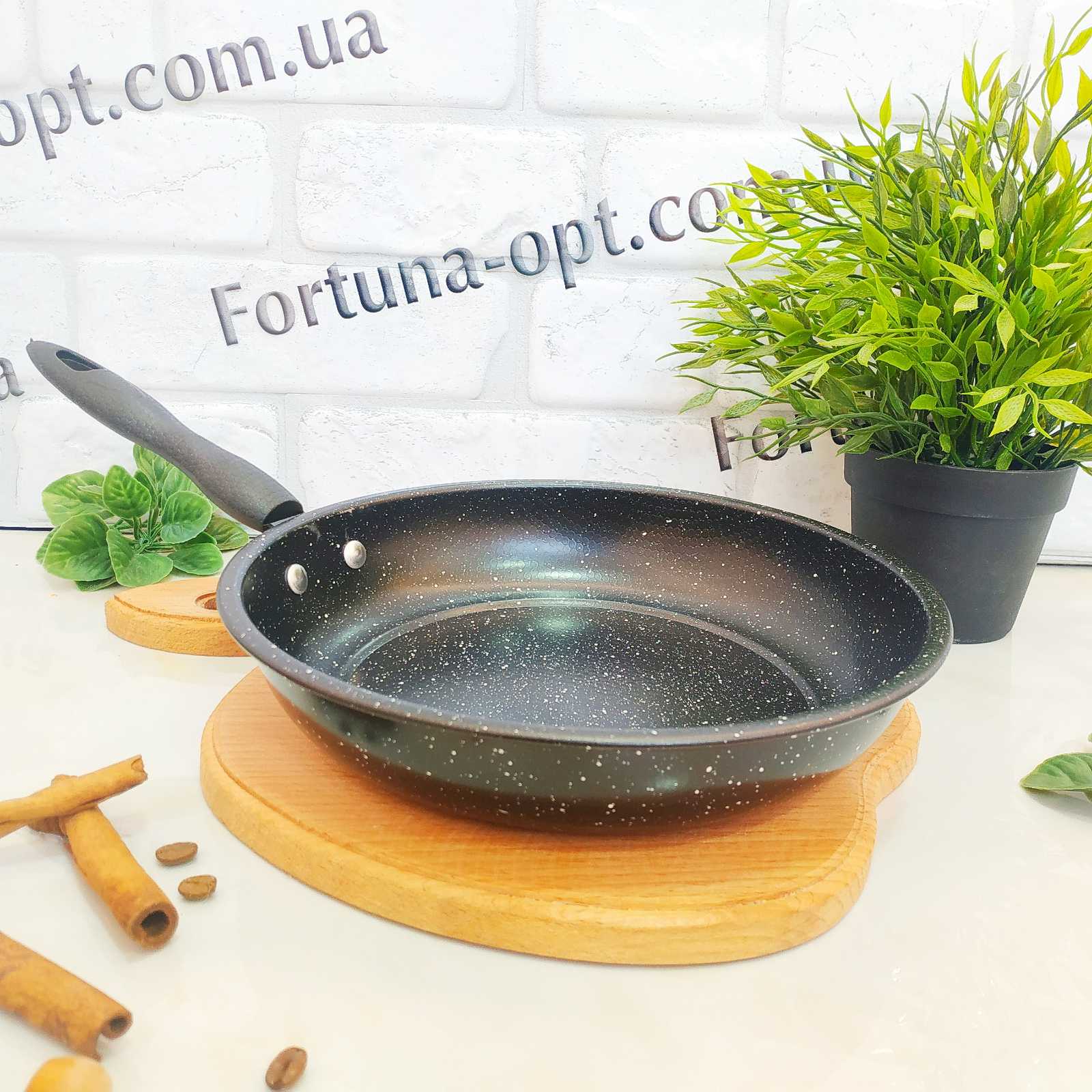 Сковорода антипригарная без крышки 24 см A-Plus - 0-113 ✅ базовая цена $2.53 ✔ Опт ✔ Скидки ✔ Заходите! - Интернет-магазин ✅ Фортуна-опт ✅