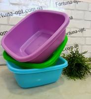Таз  5.5 л квадратный (Юн) 0065 ✅ базовая цена 51.88 грн. ✔ Опт ✔ Акции ✔ Заходите! - Интернет-магазин Fortuna-opt.com.ua.