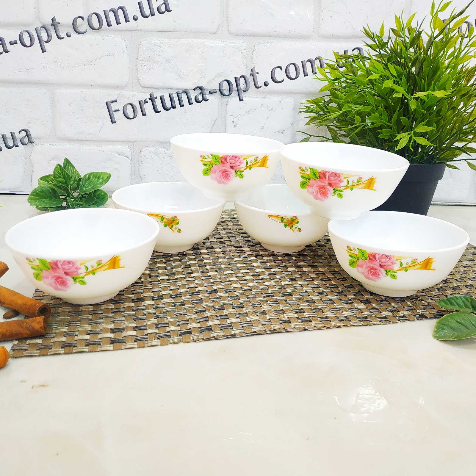 Салатники стеклокерамические 6 шт/набор 450 мл "Ориент" Helios - 7412 ✅ базовая цена 181.80 грн. ✔ Опт ✔ Скидки ✔ Заходите! - Интернет-магазин ✅ Фортуна-опт ✅