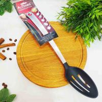 Ложка кухонная тефлоновая с дырками A-Plus - 0343 (34 см) ✅базовая цена $1.08 ✔ Опт ✔ Акции ✔ Заходите! - Интернет-магазин Fortuna-opt.com.ua.