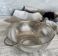 Дуршлаг лазерный с ручками из нержавеющей стали A-Plus - 1266 (28 cм) ✅ базовая цена $3.48 ✔ Опт ✔ Акции ✔ Заходите! - Интернет-магазин Fortuna-opt.com.ua.