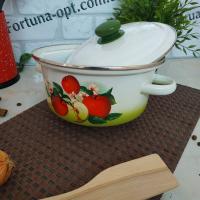 Кастрюля эмалированная коническая 3 л 1812/3 Ароматный ➜ Оптом и в розницу ✅ актуальная цена -Интернет магазин ✅ Фортуна ✅